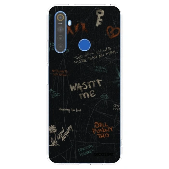 Picasee silikonový průhledný obal pro Realme 5 - CONFESSION