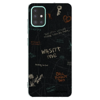 Picasee silikonový průhledný obal pro Samsung Galaxy M31s - CONFESSION