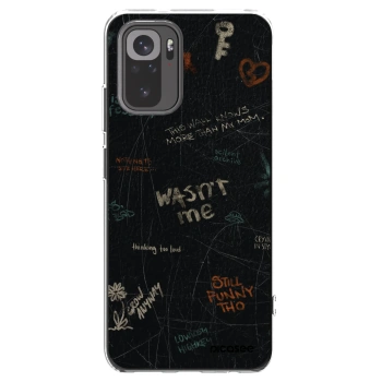 Picasee silikonový průhledný obal pro Xiaomi Redmi Note 10 - CONFESSION