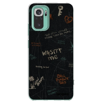 Picasee silikonový průhledný obal pro Xiaomi Redmi Note 10 Pro - CONFESSION