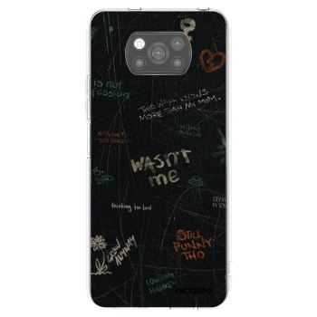 Picasee silikonový černý obal pro Xiaomi Poco X3 Pro - CONFESSION