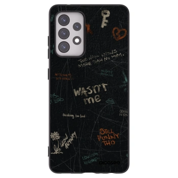 Picasee silikonový černý obal pro Samsung Galaxy A52s 5G A528B - CONFESSION