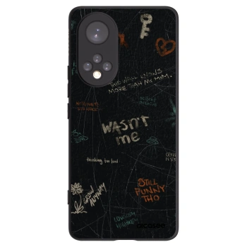 Picasee silikonový černý obal pro Honor 50 5G - CONFESSION
