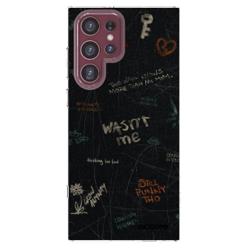 Picasee silikonový průhledný obal pro Samsung Galaxy S22 Ultra 5G - CONFESSION