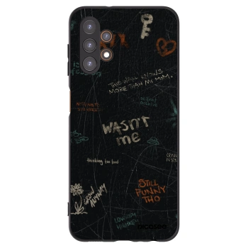 Picasee silikonový černý obal pro Samsung Galaxy A13 4G A135 - CONFESSION