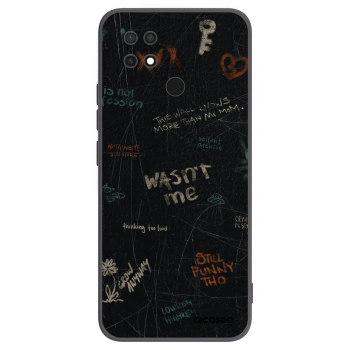 Picasee silikonový černý obal pro Xiaomi Redmi 10C - CONFESSION