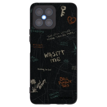 Picasee silikonový černý obal pro Honor X8 4G - CONFESSION