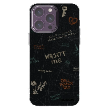 Picasee silikonový průhledný obal pro Apple iPhone 14 Pro Max - CONFESSION