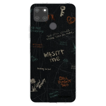 Picasee silikonový průhledný obal pro Realme C21Y - CONFESSION