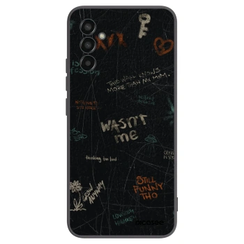 Picasee silikonový černý obal pro Samsung Galaxy M13 M135F - CONFESSION