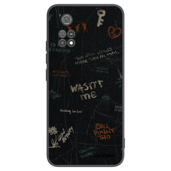 Picasee silikonový černý obal pro Xiaomi Poco M4 Pro - CONFESSION