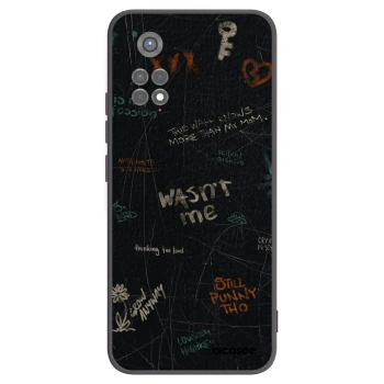 Picasee silikonový černý obal pro Xiaomi Redmi Note 11S 5G - CONFESSION