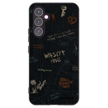 Picasee silikonový černý obal pro Samsung Galaxy A54 5G A546B - CONFESSION