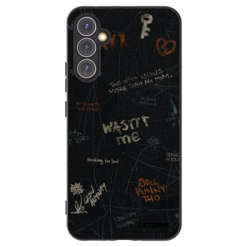 Picasee silikonový černý obal pro Samsung Galaxy A34 5G A346B - CONFESSION