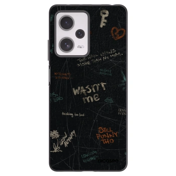 Picasee silikonový černý obal pro Xiaomi Redmi Note 12 Pro+ 5G - CONFESSION