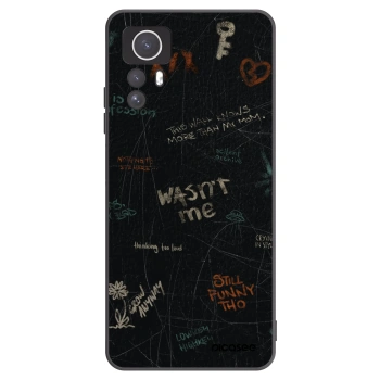 Picasee silikonový černý obal pro Xiaomi Redmi Note 12S - CONFESSION