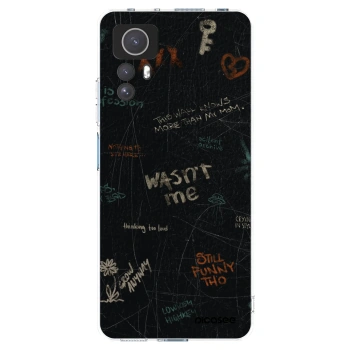 Picasee silikonový průhledný obal pro Xiaomi Redmi Note 12S - CONFESSION