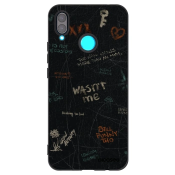 Picasee silikonový černý obal pro Huawei Nova 3 - CONFESSION