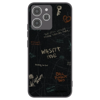 Picasee silikonový černý obal pro Xiaomi Redmi 12 4G - CONFESSION