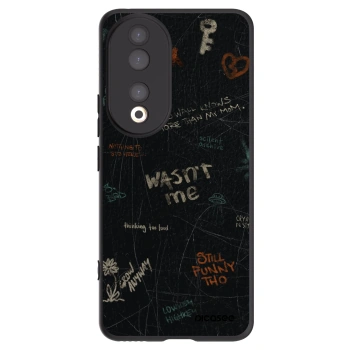 Picasee silikonový černý obal pro Honor 90 5G - CONFESSION