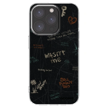 Picasee silikonový průhledný obal pro Apple iPhone 15 Pro - CONFESSION