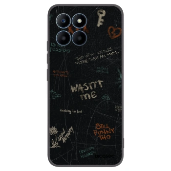 Picasee silikonový černý obal pro Honor 70 Lite - CONFESSION