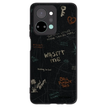 Picasee silikonový černý obal pro Honor X7a - CONFESSION