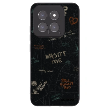 Picasee silikonový černý obal pro Xiaomi 14 - CONFESSION