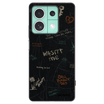 Picasee silikonový černý obal pro Xiaomi Redmi Note 13 5G - CONFESSION
