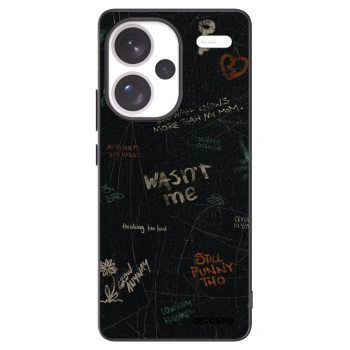 Picasee silikonový černý obal pro Xiaomi Redmi Note 13 Pro+ 5G - CONFESSION