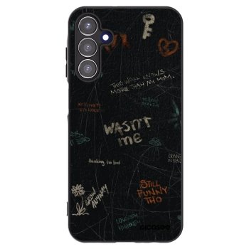 Picasee silikonový černý obal pro Samsung Galaxy A15 A155F 4G - CONFESSION
