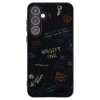 Picasee silikonový černý obal pro Samsung Galaxy A55 5G A556B - CONFESSION