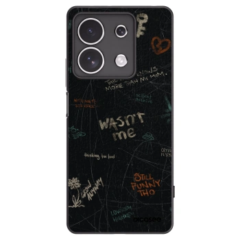 Picasee silikonový černý obal pro Xiaomi Redmi Note 13 4G - CONFESSION