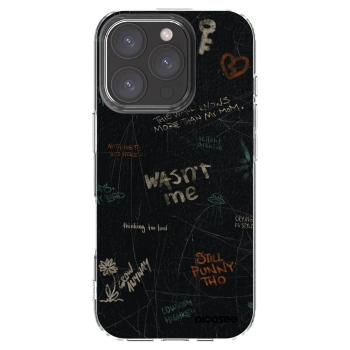 Picasee silikonový průhledný obal pro Apple iPhone 16 Pro - CONFESSION