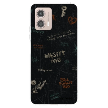 Picasee silikonový průhledný obal pro Motorola Moto G53 5G - CONFESSION