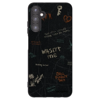 Picasee silikonový černý obal pro Samsung Galaxy A05s A057G - CONFESSION