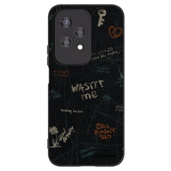 Picasee silikonový černý obal pro Honor 200 Lite - CONFESSION