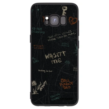 Picasee silikonový černý obal pro Samsung Galaxy S8 G950F - CONFESSION