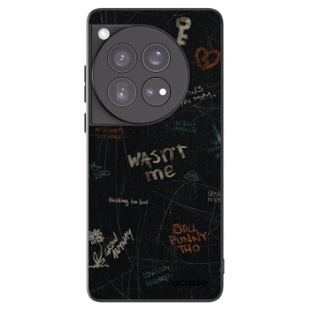 Picasee silikonový černý obal pro OnePlus 12 5G - CONFESSION