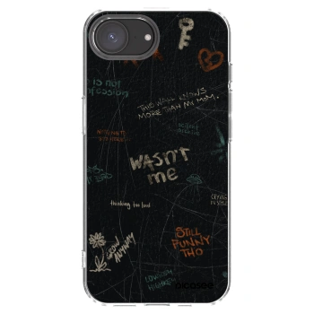 Picasee silikonový průhledný obal pro Apple iPhone 16e - CONFESSION