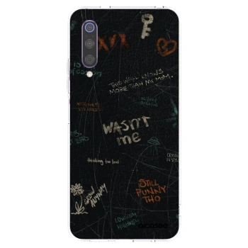 Picasee silikonový průhledný obal pro Xiaomi Mi 9 - CONFESSION