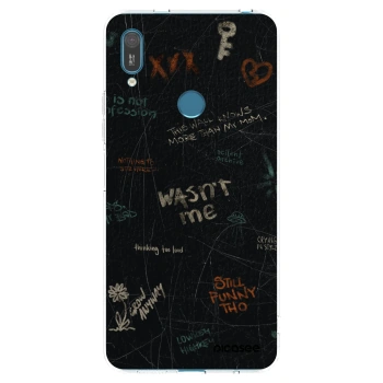 Picasee silikonový průhledný obal pro Huawei Y7 2019 - CONFESSION