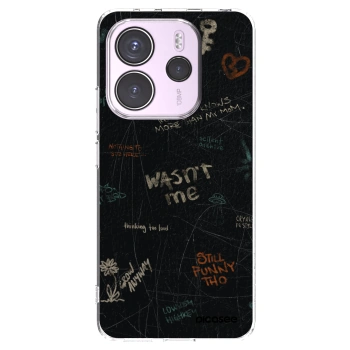 Picasee silikonový průhledný obal pro Xiaomi Redmi Note 14 4G - CONFESSION