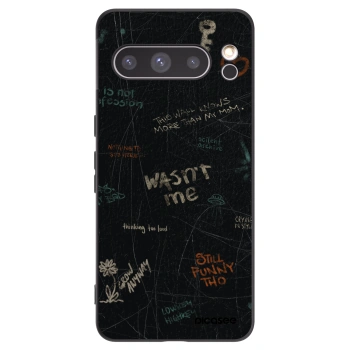 Picasee silikonový černý obal pro Google Pixel 8 Pro - CONFESSION