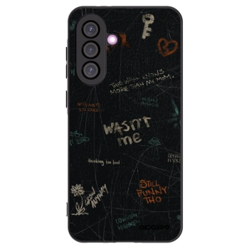 Picasee silikonový černý obal pro Samsung Galaxy A36 5G - CONFESSION