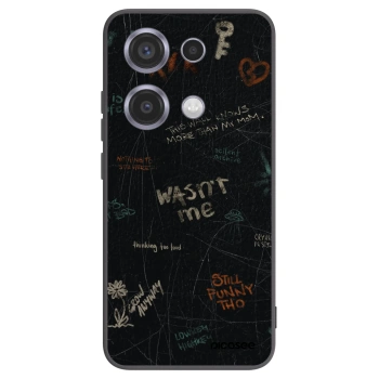 Picasee silikonový černý obal pro Xiaomi Redmi Note 14S - CONFESSION