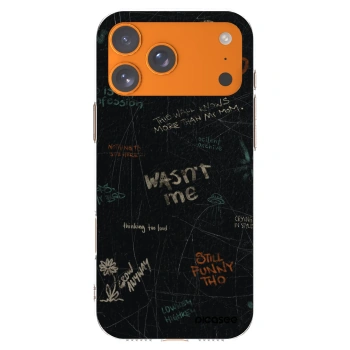 Picasee silikonový průhledný obal pro Apple iPhone 17 Pro Max - CONFESSION