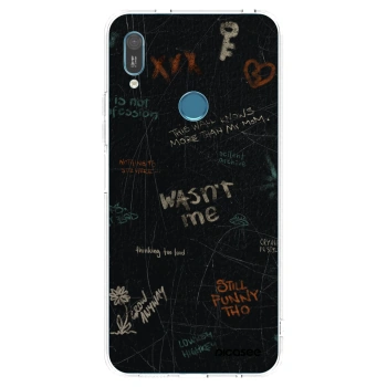 Picasee silikonový průhledný obal pro Huawei Y6 2019 - CONFESSION