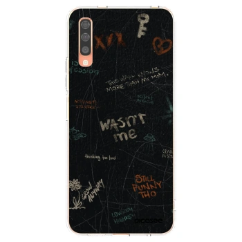 Picasee silikonový průhledný obal pro Samsung Galaxy A70 A705F - CONFESSION