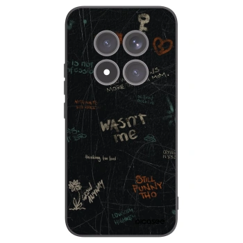 Picasee silikonový černý obal pro Xiaomi Redmi Note 15 Pro+ - CONFESSION